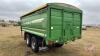 18&rsquo; Cancade End Dump tandem axle pup trailer, VIN# Homemade, OWNER: Alfred J Green , SELLER: FRASER AUC TION LTD___________________________ - 5