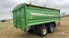 18&rsquo; Cancade End Dump tandem axle pup trailer, VIN# Homemade, OWNER: Alfred J Green , SELLER: FRASER AUC TION LTD___________________________ - 6