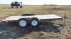 2004 16&rsquo; Rainbow Xpress tandem axle flat deck trailer, VIN# 2R9EC162641625102, OWNER: Alfred J Green , SELLER: FRASER AUCTION LTD __________________________ - 4