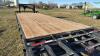 2013 28&rsquo; Rainbow triple axle 5th wheel gooseneck flat deck trailer, VIN#2RGGU283XD1002026, OWNER: Alfred J Green , SELLER: FRASER AUCTION LTD ______________________ - 5
