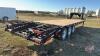 2013 28&rsquo; Rainbow triple axle 5th wheel gooseneck flat deck trailer, VIN#2RGGU283XD1002026, OWNER: Alfred J Green , SELLER: FRASER AUCTION LTD ______________________ - 10