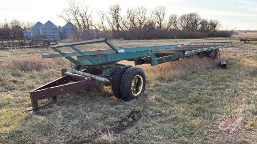 40&rsquo; Single axle bale trailer
