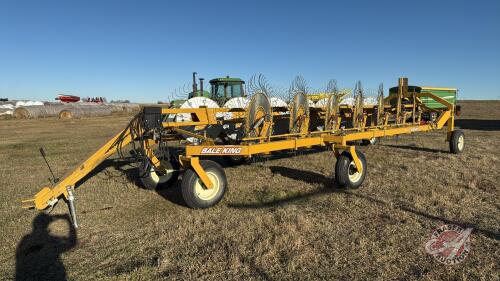 BaleKing VR481 14 wheel hydraulic V rake s/n VR3057