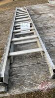 K75. 24' extension ladder. B