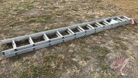 K75. 24' extension ladder A