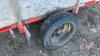 K75. 8x 4 1/2' Homemade trailer, NO TOD, wood sides - 8