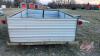 K75. 8x6 Homemade trailer, NO TOD metal sides - 5