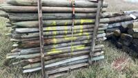 K53. 6' 3x6 used fence posts. B