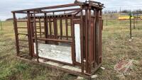 K53. Real Industries squeeze chute with auto catch headgate and Palp cage