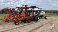 K46. 28' Bourgault FH 528-32 Air Seeder w Bourgault 2155 Air