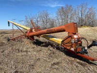 *10”x61’ Westfield PTO swing hopper auger, s/n69131