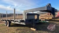 K77.5th Wheel Flat Deck Tandem Axle Trailer, VIN# SK401475550, OWNER: Allen Lagore, SELLER: FRASER AUCTION _____________________________ **TOD**