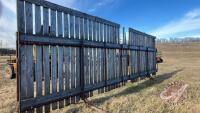 K71. 30' free standing windbreak panel. B