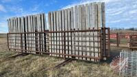 K71. 25' freestanding windbreak combo panel A