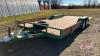 K70. 19' Tandem Axle Homemade Utility Trailer, OWNER: Brian D Cuvelier, SELLER: FRASER AUCTION___________________________________**TOD**