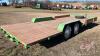 K70. 19' Tandem Axle Homemade Utility Trailer, OWNER: Brian D Cuvelier, SELLER: FRASER AUCTION___________________________________**TOD** - 12