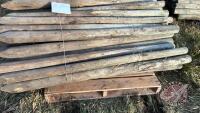 K60. 6' 3"-4" Used fence posts