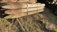 K64. 7' 6" Used fence posts