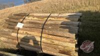 K64. 7' 3-4" used fence posts