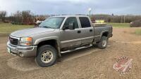 K63. 2003 GMC Sierra 1500 HD, 396,107 KM Showing, VIN# 1GTGK13U73F141758, OWNER: MARTIN NESTIBO, SELLER: FRASER AUCTION _________________________________________________**TOD**