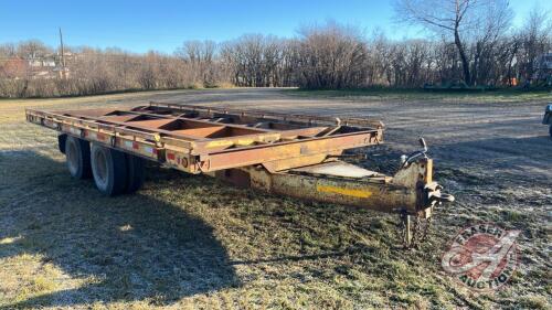 K59. 20' Tandem Axle Tilt Deck trailer NO TOD