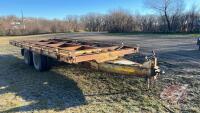K59. 20' Tandem Axle Tilt Deck trailer NO TOD