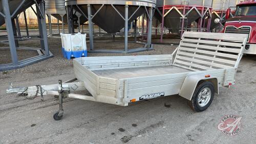 2017 10&rsquo; Aluma 7710 aluminum S/a bumper hitch trailer, VIN# 1YGU51011HB146323, OWNER: Andrew J Granger, SELLER: FRASER AUCTION LTD ________________________________