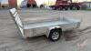 2017 10&rsquo; Aluma 7710 aluminum S/a bumper hitch trailer, VIN# 1YGU51011HB146323, OWNER: Andrew J Granger, SELLER: FRASER AUCTION LTD ________________________________ - 3
