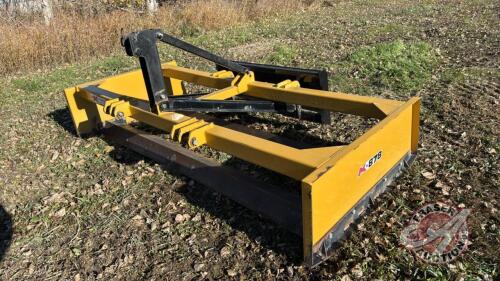 8&rsquo; MK Martin 878 grader leveler skid steer mount s/n D0926
