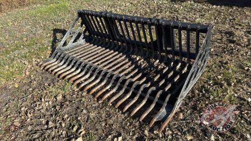 79&rdquo; HLA skeleton bucket skid steer mount s/n 16LA33533