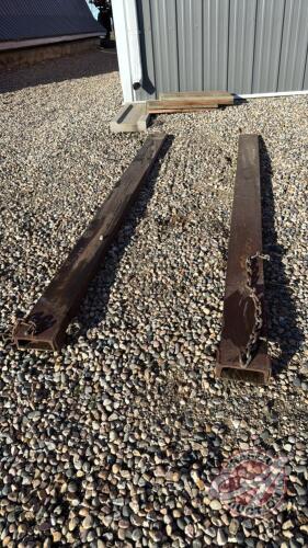 7&rsquo; pallet fork extensions
