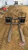 48&rdquo; HLA 5500 lb skid steer pallet forks - 2