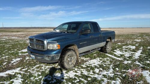 2003 Dodge Ram 2500 truck, 291,300 showing, VIN# 1DTKU28C53J538785, SAFETIED, OWNER: Andrew J Granger, SELLER: FRASER AUCTION LTD _______________________________