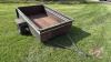 80&rdquo;x48&rdquo; s/a ATV wagon with 1 7/8 ball hitch - 2