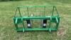 48&rdquo; Frontier pallet forks w/ John Deere quick attach, S/N: 1XFAP13GJF0004459