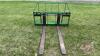 48&rdquo; Frontier pallet forks w/ John Deere quick attach, S/N: 1XFAP13GJF0004459 - 2