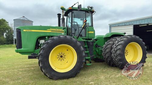 John Deere 9220 4WD tractor, S/N: 021454
