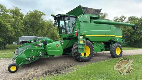 John Deere T670 combine, S/N: Z0T670A084957