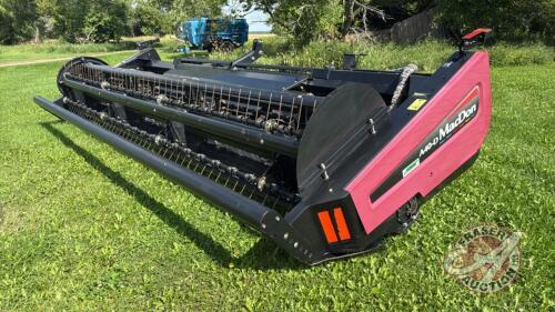 16&rsquo; MacDon A40-D crimper header s/n232465