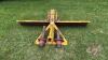 6&rsquo; Coontz 3 pt blade w/ manual angle S/N: 7217 - 2