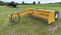 10&rsquo; BD Manufacturing LL1024 hyd box blade scraper, S/N: 181122001114