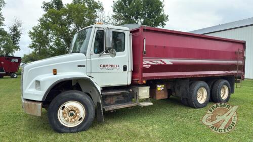 1996, Freightliner FL106 t/a truck, 390,209 showing, SAFETIED, VIN: 1FUY8HCB9TL863642, Owner: Lauren J Campbell Seller: Fraser Auction ______________________*TOD*
