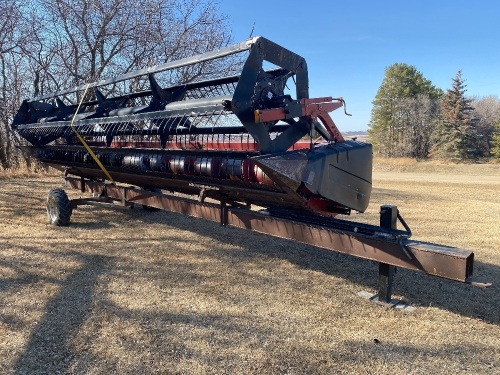 *1986 25' CaseIH 1010 Rigid straight cut header