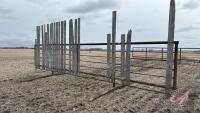 25&rsquo; free standing windbreak combo panel (H)