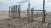 25&rsquo; free standing windbreak combo panel (H)
