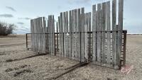 25&rsquo; free standing windbreak combo panel (G)