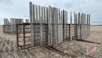 25&rsquo; free standing windbreak combo panel (F)