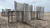 25&rsquo; free standing windbreak combo panel (F)