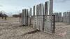25&rsquo; free standing windbreak combo panel (F) - 2