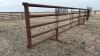 28&rsquo; 5 bar free standing panel w/ gate (E) - 2